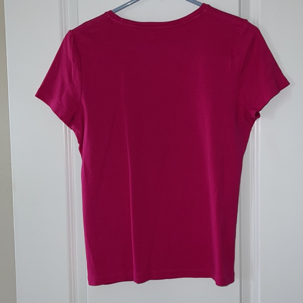 Talbots pink medium short sleeve tee - Picture 2 of 3